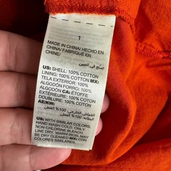 Chicos cutout crochet lace button down bell sleeve blouse top womens 1 US 8/10 M - Picture 7 of 13